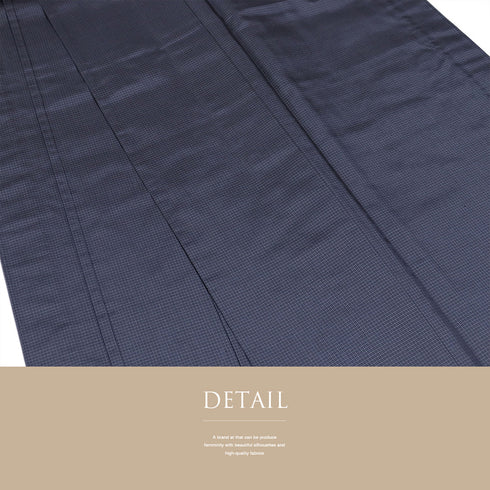 アンサンブル 男物 リサイクル 身丈138cm 裄73.6cm 羽織丈91cm 単衣 縞柄 地紋 後見頃居敷当て付き パープル SSサイズ お洒落 カジュアル しつけ糸 正絹 棒衿 Sランク